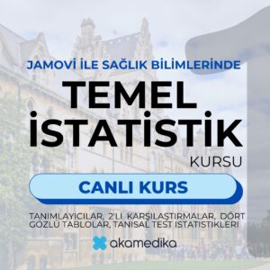temel istatistik biyoistatistik jamovi
