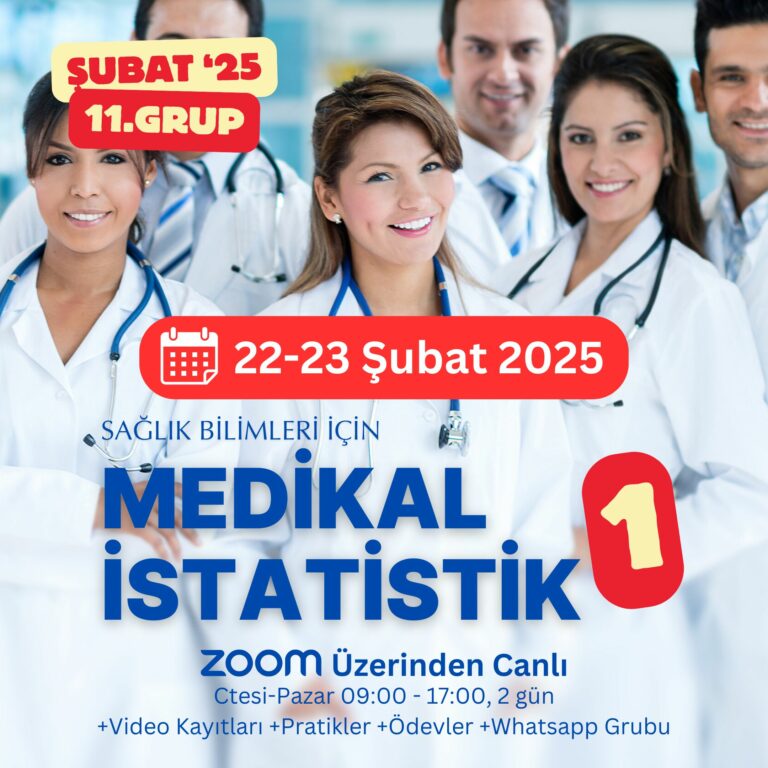 Medikal İstatistik 1 Kursu