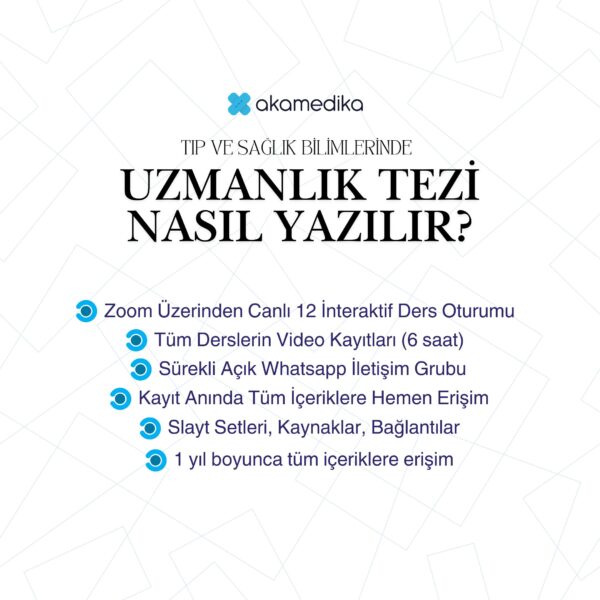 Uzmanlık Tezi Yazma Kursu - Görsel 3