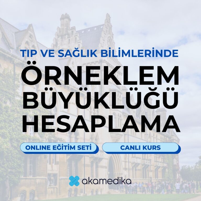 örneklem büyüklüğü hesaplama