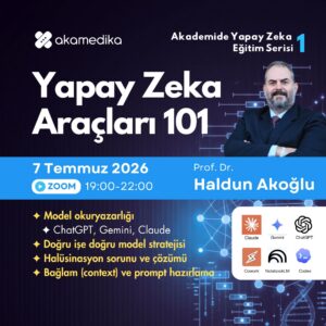 YZ1 Akademide Yapay Zeka Kullanımının Temelleri