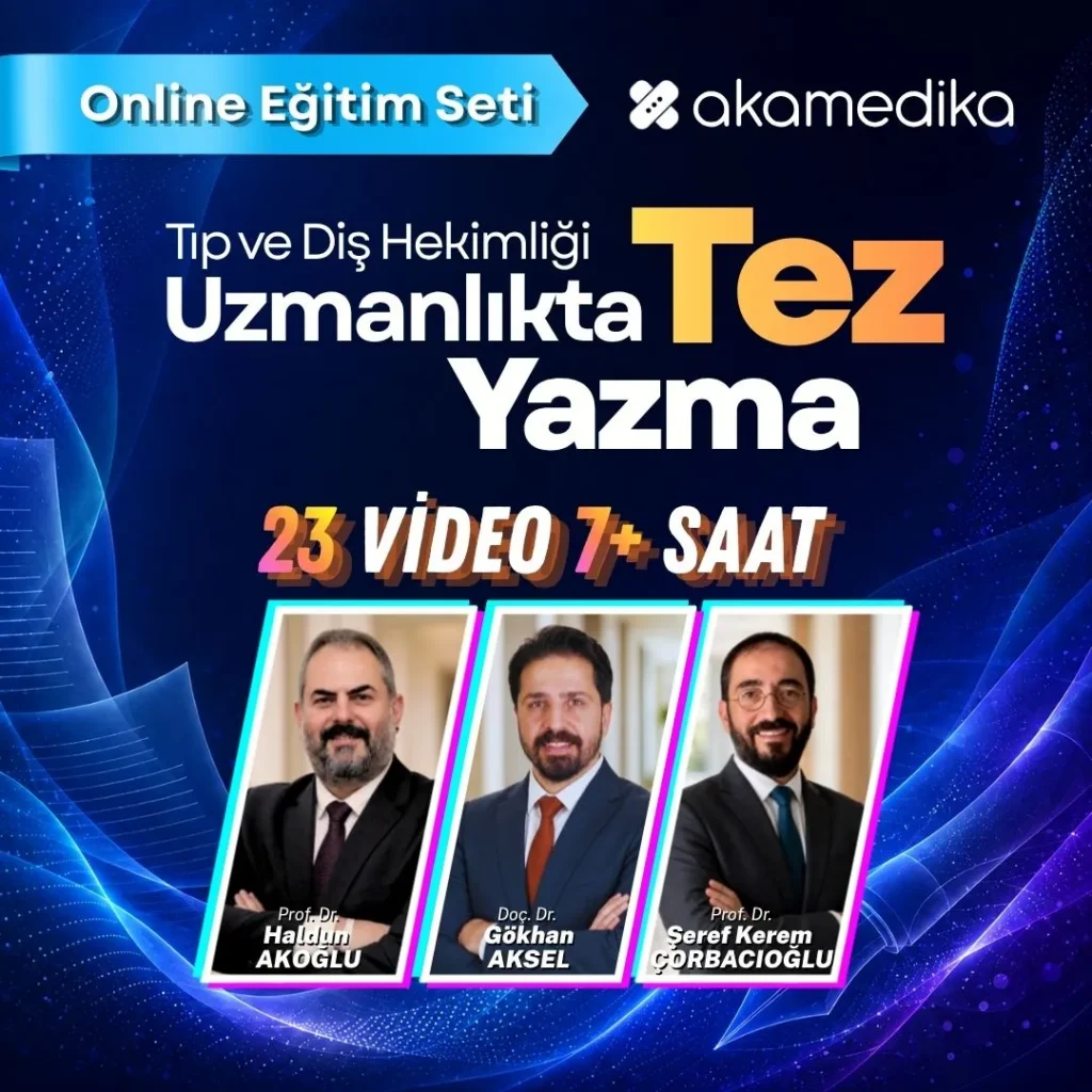 Uzmanlık Tezi Yazma Kursu